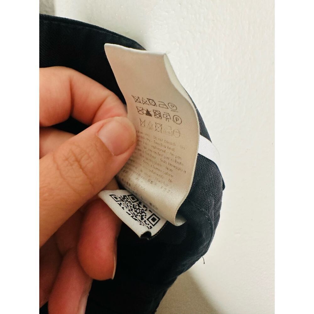 ANOTHER TOMORROW Black Cotton Front Button Fly Cargo Style Trouser Pant Size 42 - Picture 14 of 14
